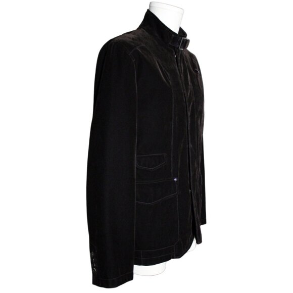 Zara Man SZ 38 Chocolate Brown Men's Quilted Zippered Sport Outdoor Jacket - Picture 10 of 15